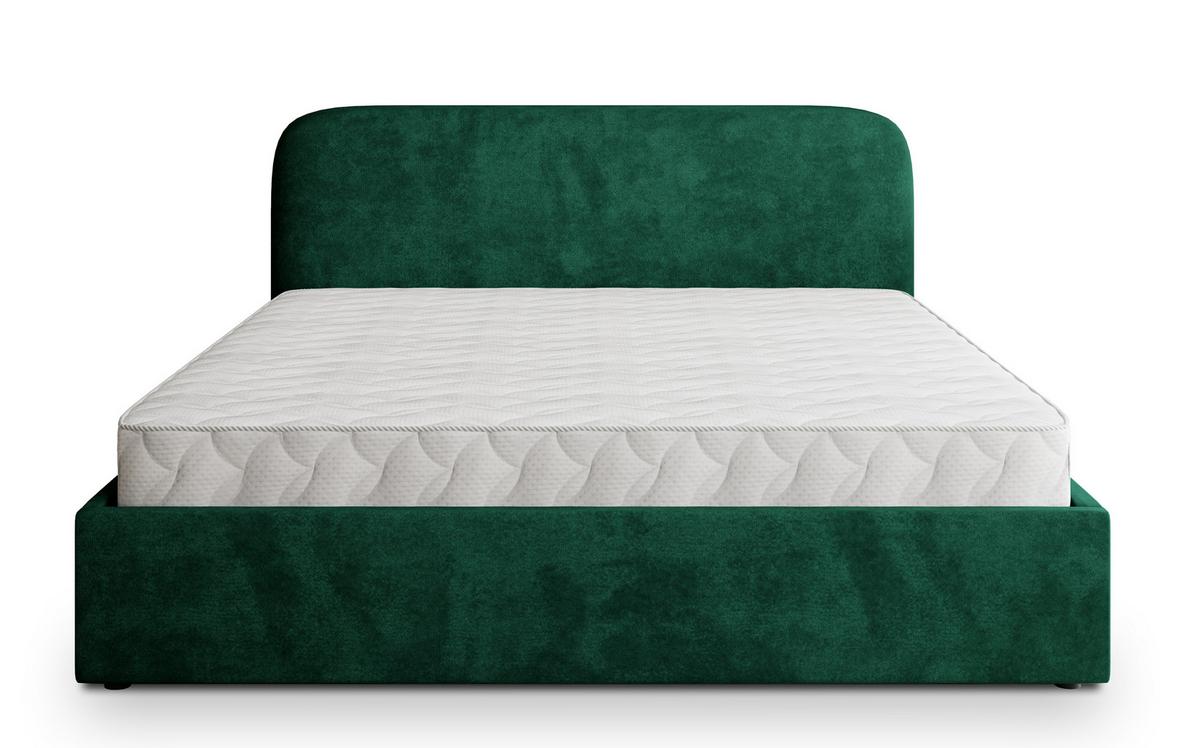 POLSTERBETT RENIVE K 120x200 cm mit Bettkästen - Grün - Grün, Holz/Textil - MASSENO