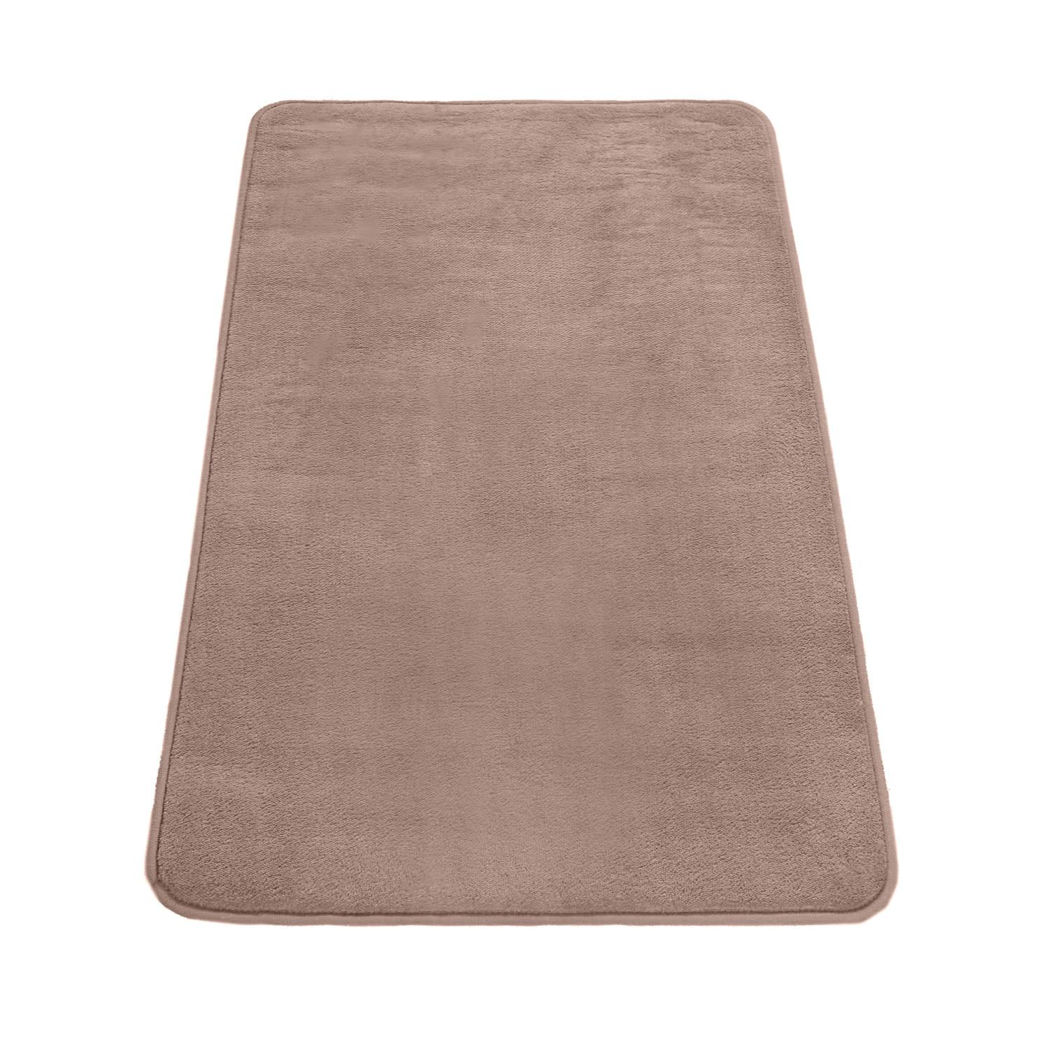 FLACHWEBTEPPICH Waschbar handgewebt, einfarbig, Beige, 60 x 100 cm - Beige, Textil (60/100cm) - KADIMA DESIGN