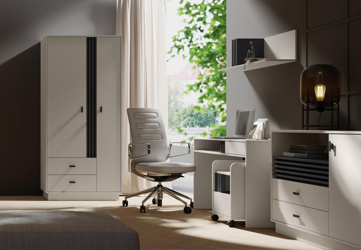 SCHREIBTISCH PUNTO 120x55x76 cm Bürotisch Computertisch, Kaschmir - Kaschmir, Holzwerkstoff (55/120/76cm) - MASSENO