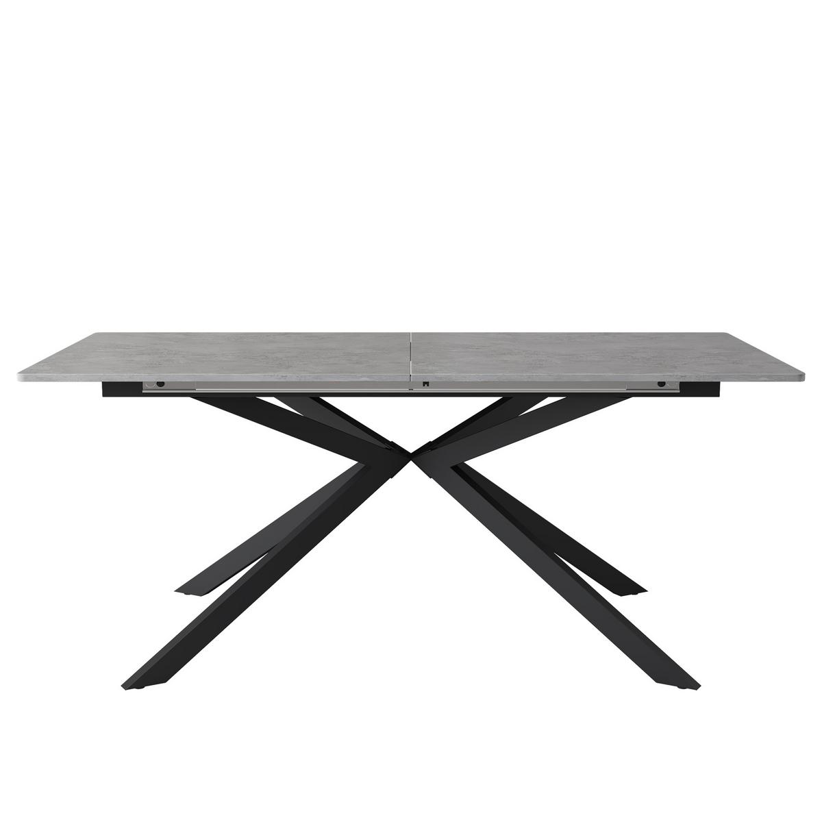 ESSTISCH ausziehbar 150–180 cm in Marmor-Optik - Naturfarben, Holzwerkstoff (70/180/76cm) - Urban Meuble