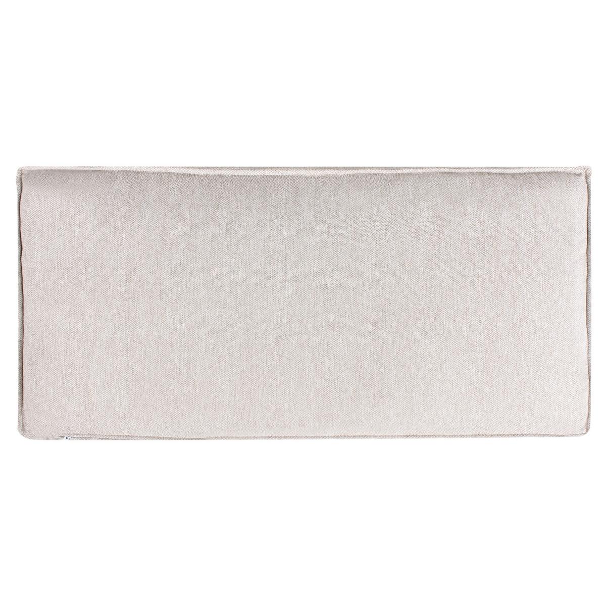 ECKSOFA Stoff Hellbeige linksseitig Renders - Beige, Textil (257/136cm) - Beliani