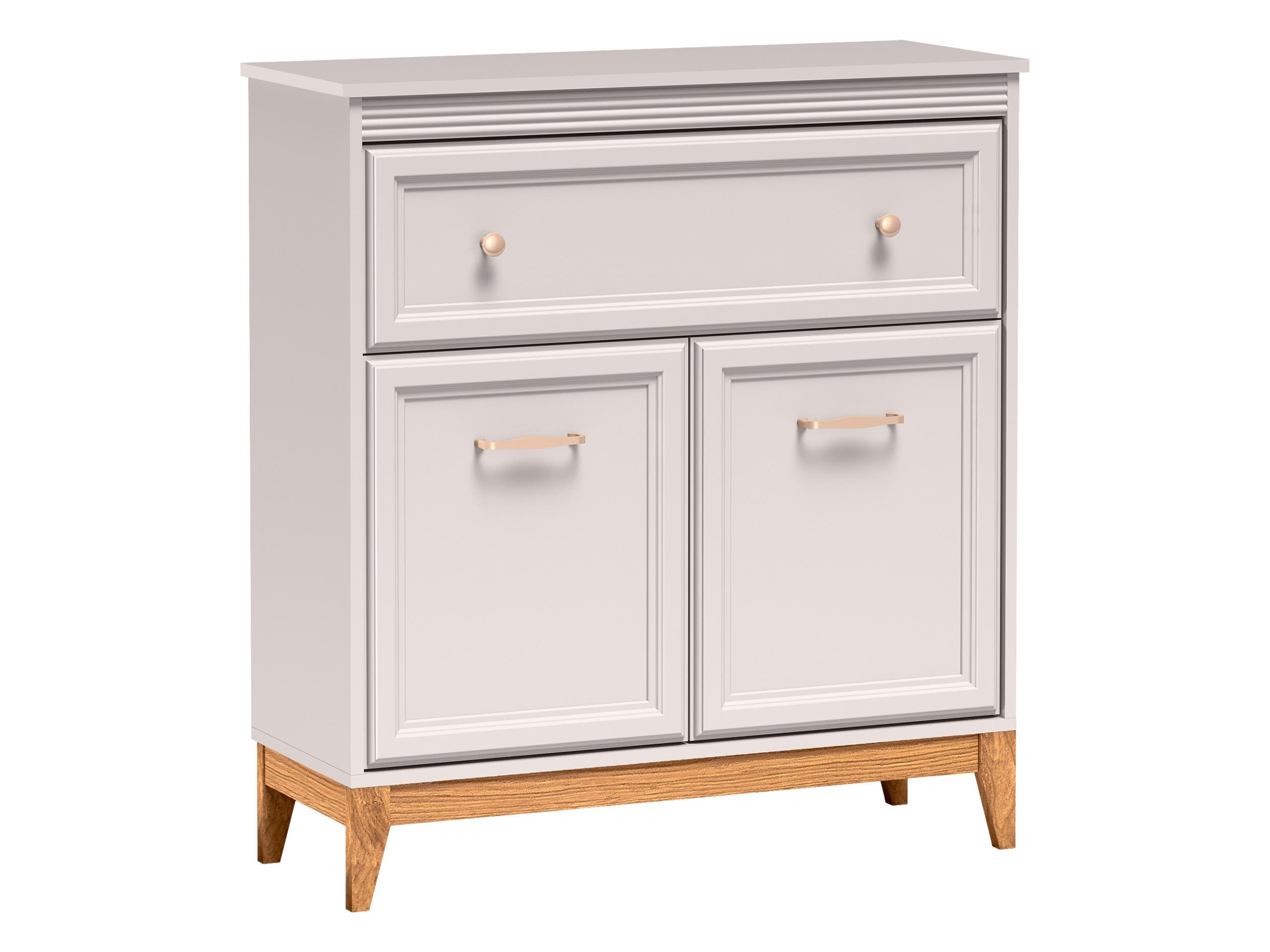 KOMMODE Windsor W-19 - Kaschmir/Goldfarben, Holz/Holzwerkstoff (92/100/35cm) - MIRJAN24