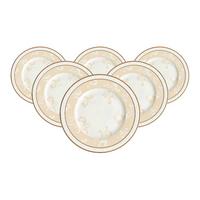 FRÜHSTÜCKSTELLER Ivoire weiß-gold ø 22,7 cm 6er Set - Goldfarben/Weiß, Keramik (22.7cm) - Villeroy & Boch
