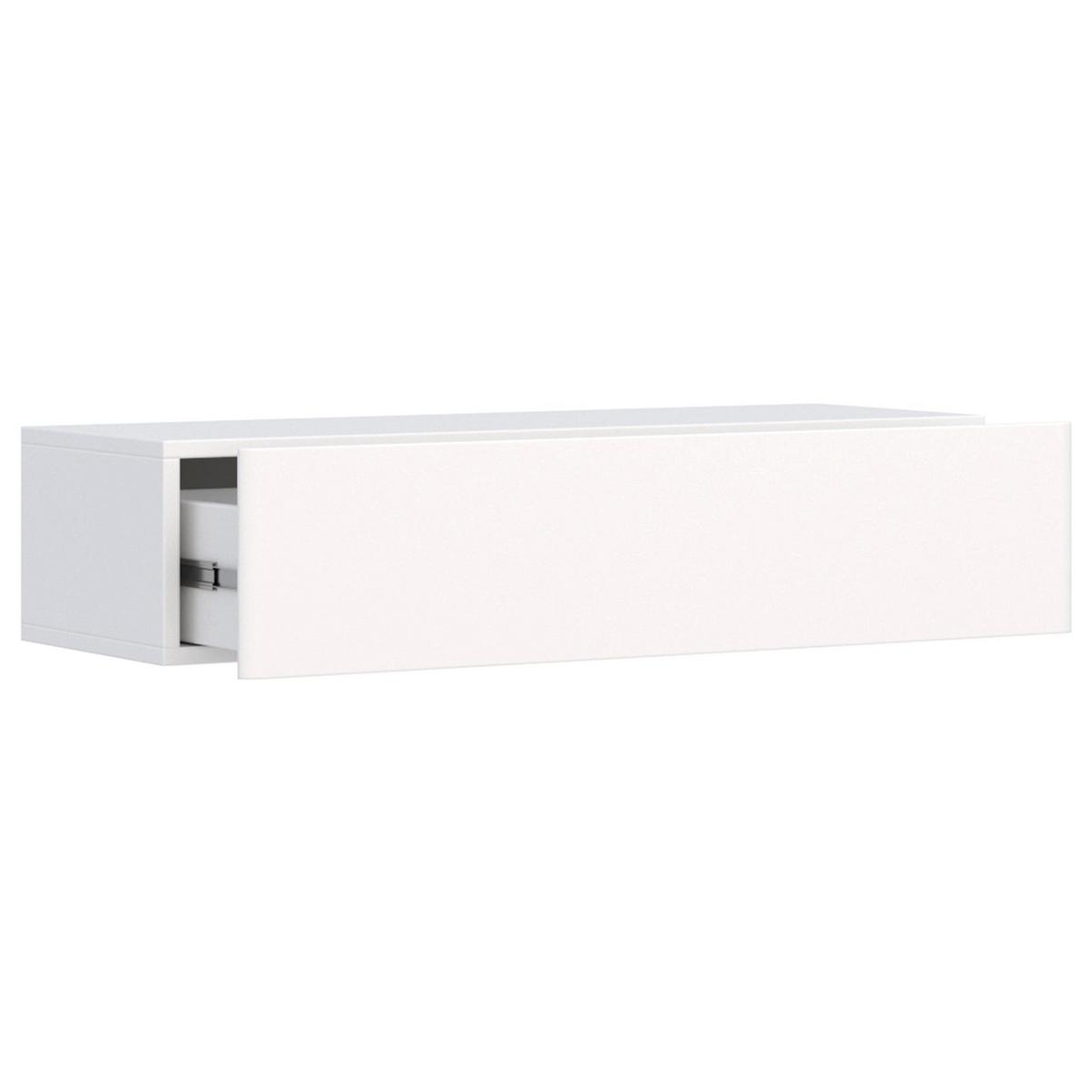 WANDKONSOLE Olio WEIß 90 CM - Weiß, Holzwerkstoff (90/17/39.6cm) - Selsey