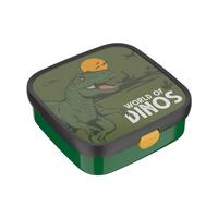 BROTDOSE XL Campus (2025) Dino 1,3 l - Dunkelgrün, Kunststoff (18.2/6.1/18.2cm) - Mepal