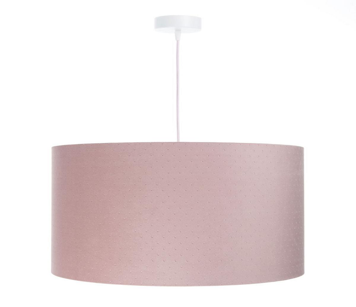 HÄNGELEUCHTE Rosa 40/20 cm - Pink/Weiß, Kunststoff (40/0.6/20cm) - ONZENO
