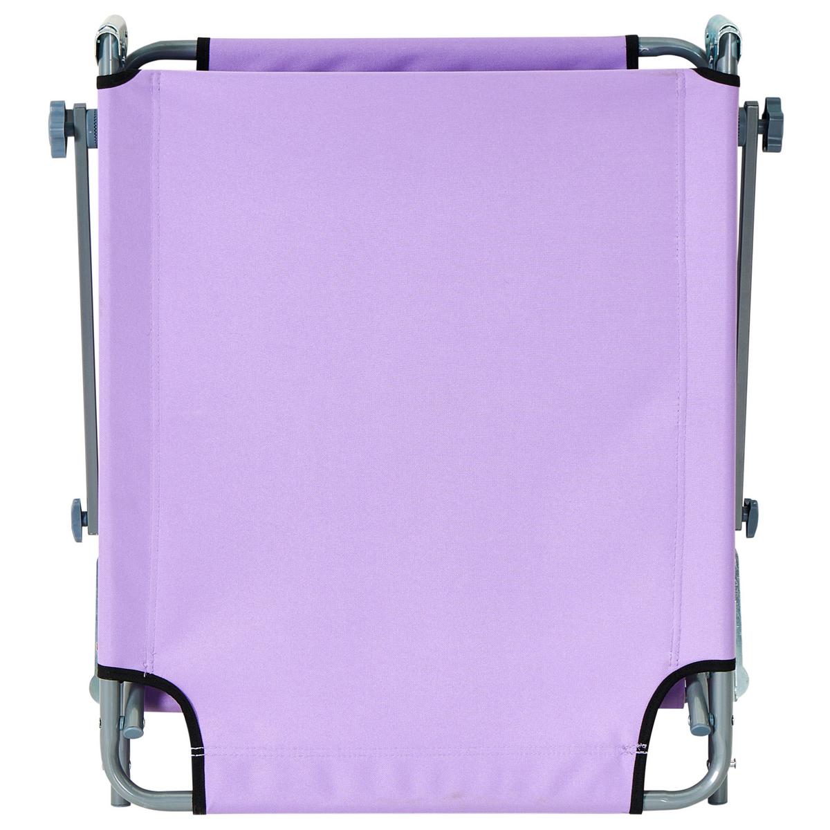 SONNENLIEGE Violett Foligno - Violett, Metall (58/24/201cm)