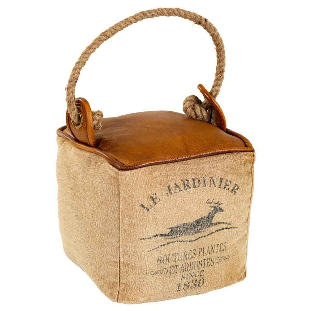 DOOR STOPPER, beige, 20cm - Dunkelbraun, Fell (20/20cm) - Wanderlust