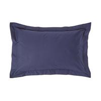 KISSENBEZUG Perkal mit Stehsaum, Fadendichte 200 - Dunkelblau, Textil (48/74cm) - Homescapes