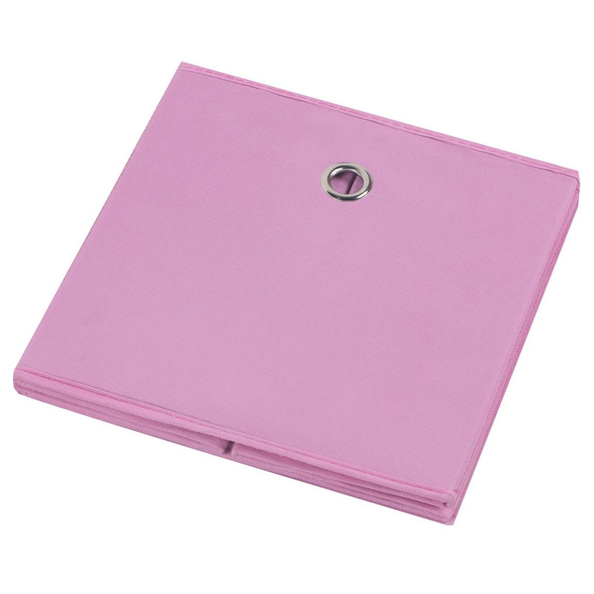 FALTBOX ELA 2er-Set rosa - Rosa, Textil (27/27/27cm) - IDIMEX