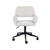 KINDERDREHSTUHL Stoffbezug höhenverstellbar & 360° drehbar - Beige/Schwarz, Holzwerkstoff/Textil (56/85/58cm) - Urban Meuble