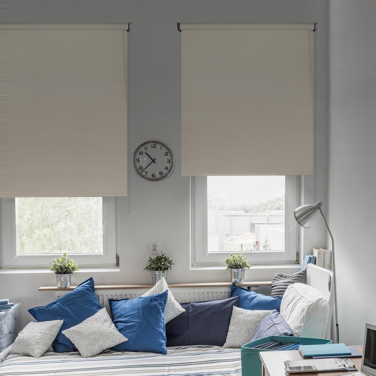 VERDUNKELUNGSROLLO Moon Braun, 100x180 cm - Braun, Kunststoff (100/180cm) - STORESDECO