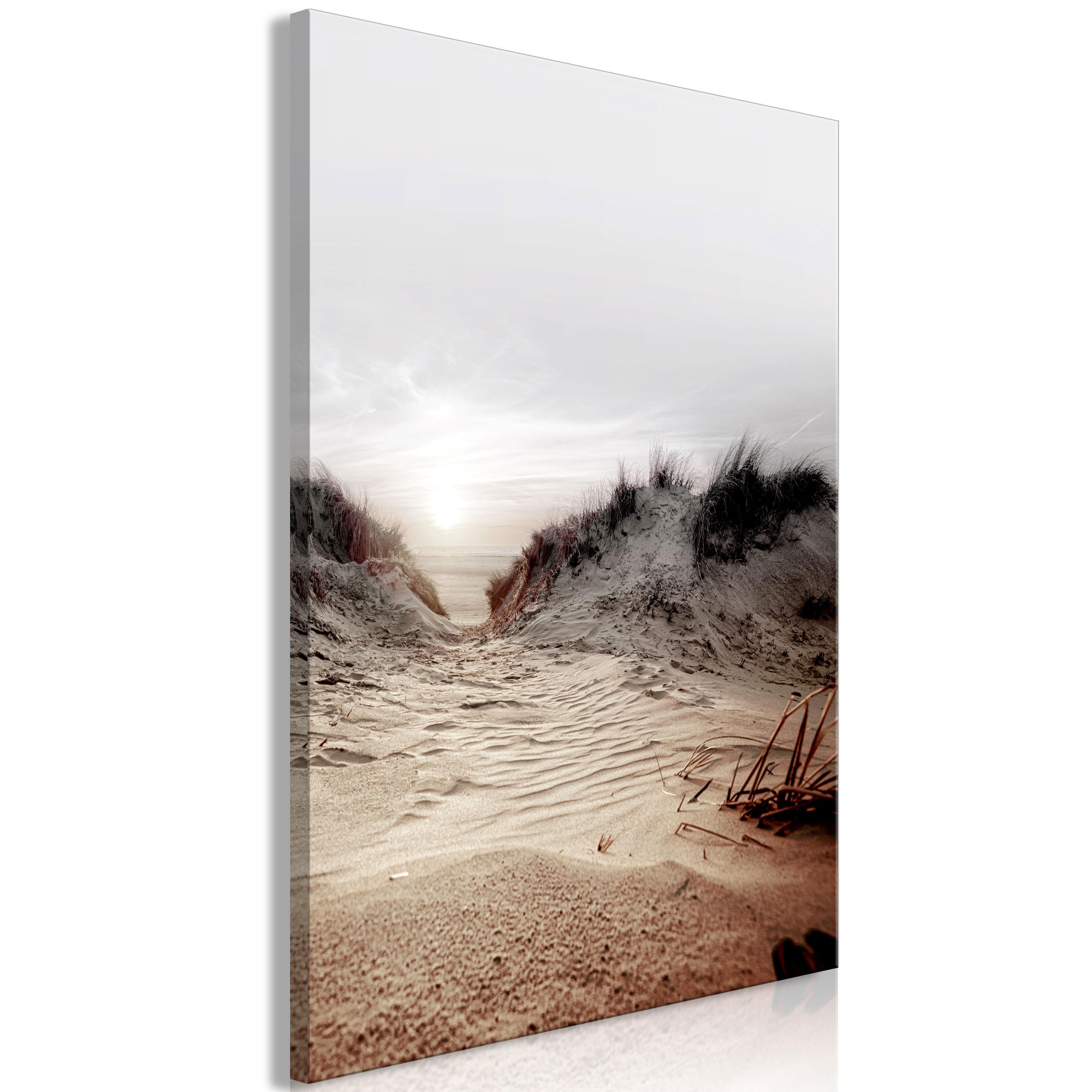 KUNSTDRUCK Braun 40/60 cm - Braun/Grau, Textil (40/60cm) - KUNSTLOFT