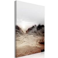 KUNSTDRUCK Braun 60/90 cm - Braun/Grau, Textil (60/90cm) - KUNSTLOFT