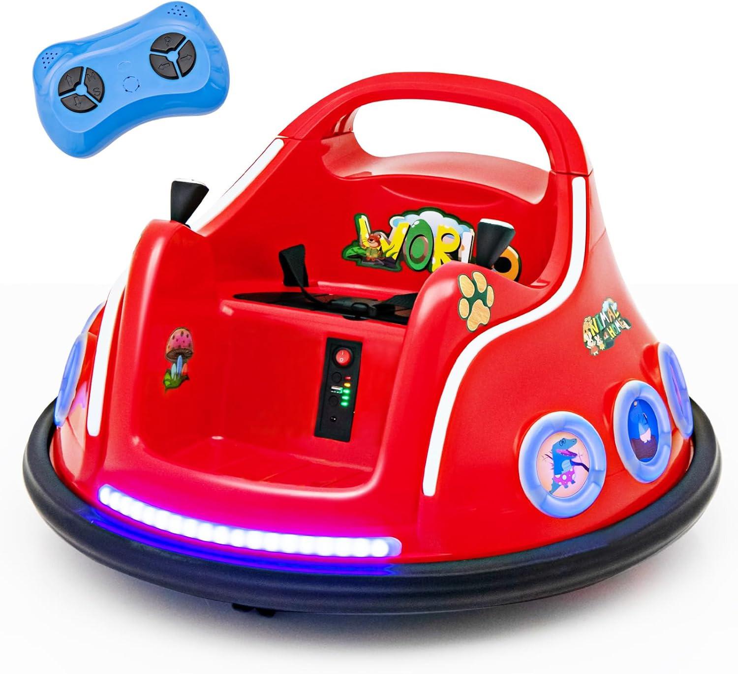 AUTOSCOOTER 12V Kinder Rot - Rot, Kunststoff (73/43/73cm) - COSTWAY