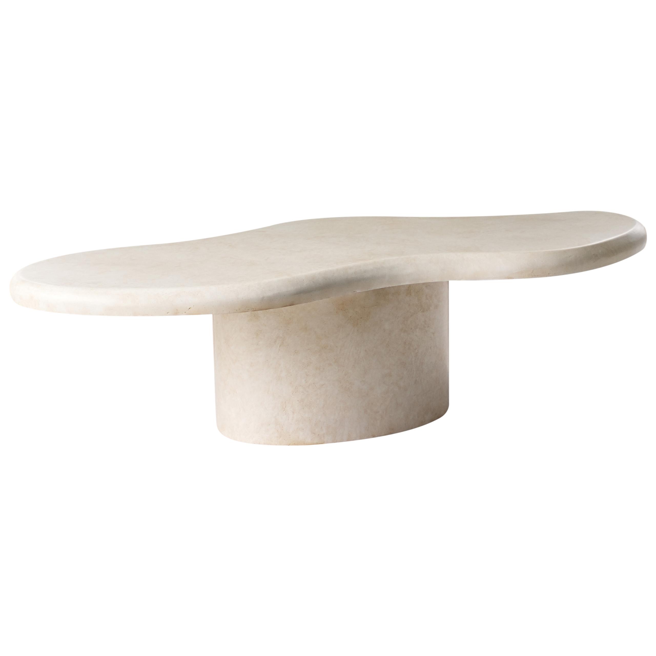 COUCHTISCH Beige Conza - Beige, Naturmaterialien (57/120/34cm) - Beliani