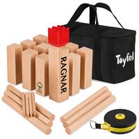 KUBB Ragnar - Naturfarben, Holz (30/6cm) - Toyfel