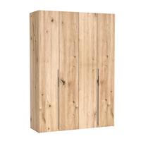FALTTÜRENSCHRANK Omodeo 170 cm breit in Artisan-Eiche – mit WingLine-Falttüren - Eiche Artisan, Holzwerkstoff (170/240/58cm) - AX Living