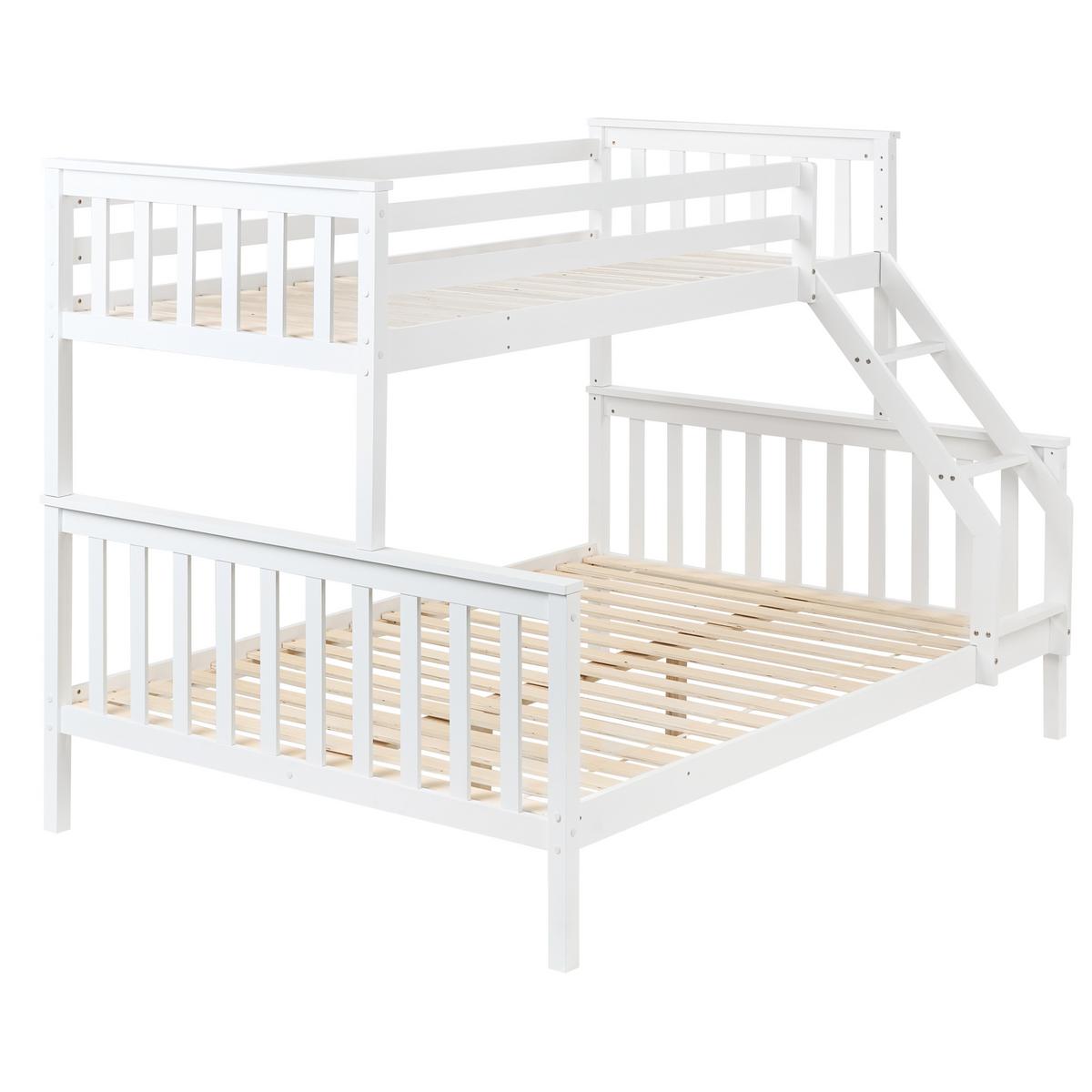 HOCHBETT Kiefernholz 90/140/200 cm Weiß Bierne - Weiß, Holz (90/200cm) - Beliani