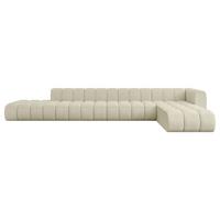 ECKSOFA modulares Sofa Zuvon-L3 - 478x177x70 cm Beige - Beige, Holzwerkstoff/Textil (478/177cm) - ALTDECOR