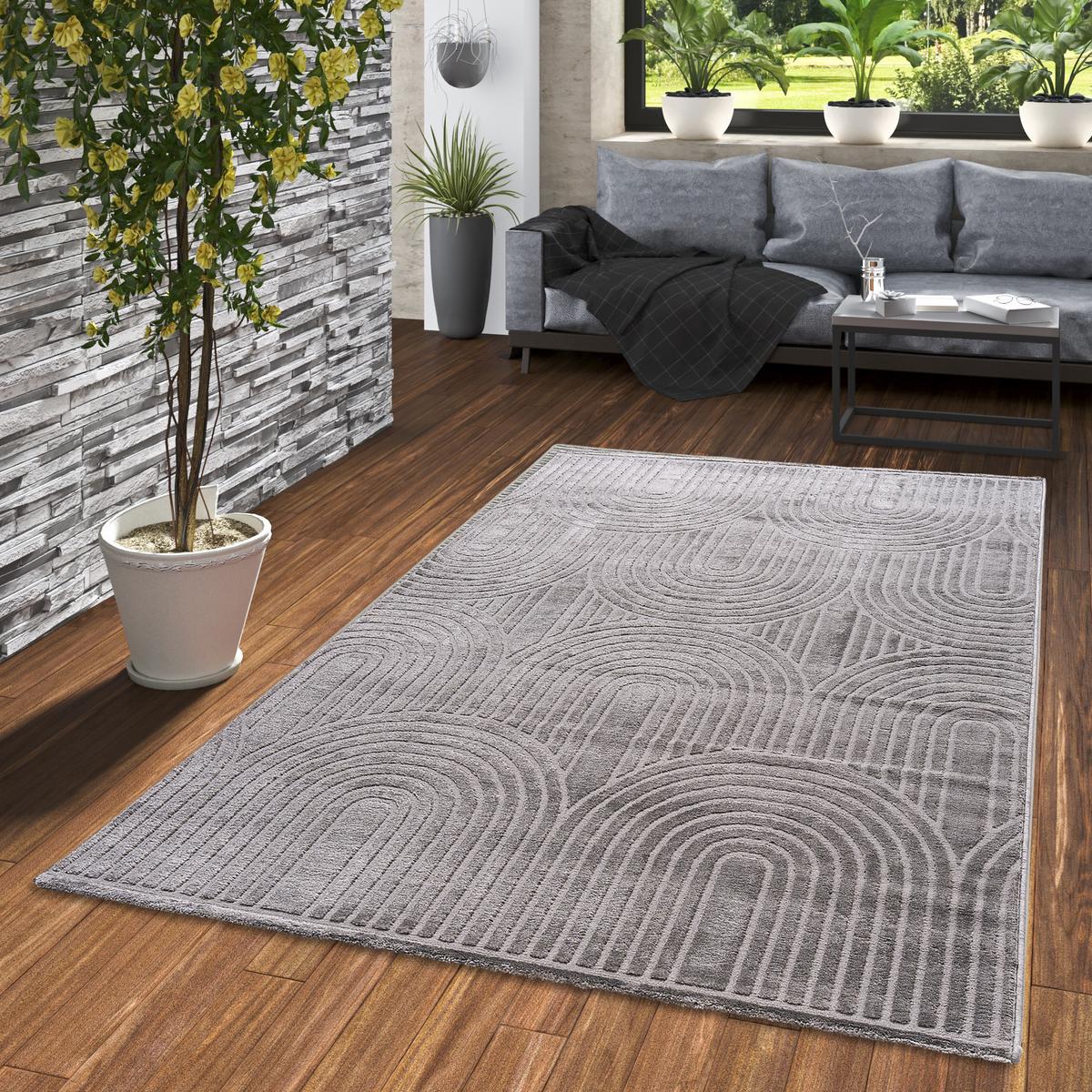 SOFT TEPPICH LUCIA - Anthrazit, Textil (120/170cm) - Pergamon