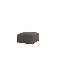 POLSTERHOCKER Celes Premium 65x65cm - Taupe, Holzwerkstoff/Textil (65/40/65cm) - Fun Möbel