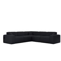 ECKSOFA Celes Premium In Sven - Blau, Holzwerkstoff/Textil (246/246cm) - Fun Möbel