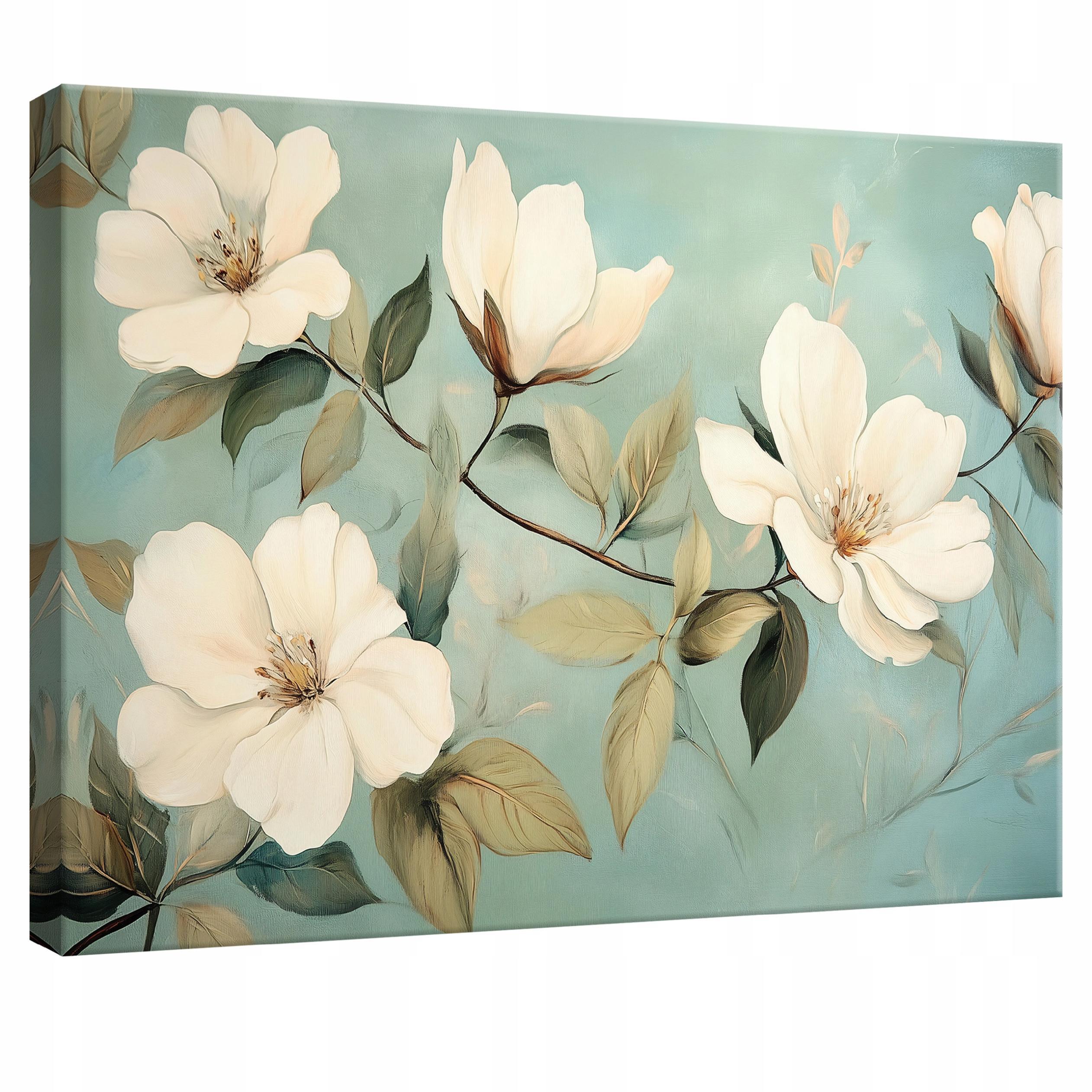 LEINWANDBILD Blumen Modern Wohnzimmer 100x70 - Multicolor, Holzwerkstoff (100/70cm) - Wallarena