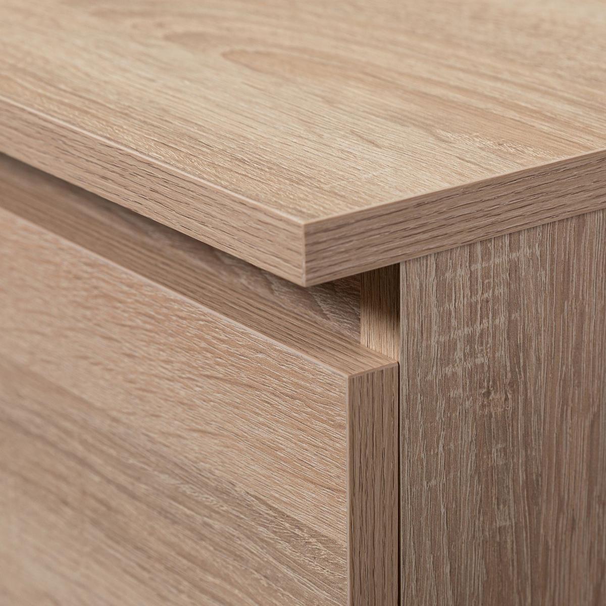 SCHREIBTISCH Eiche Sonoma 77/124/85 - Sonoma Eiche, Holzwerkstoff (155/85/77cm) - RAUMHIRSCH FURNITURE