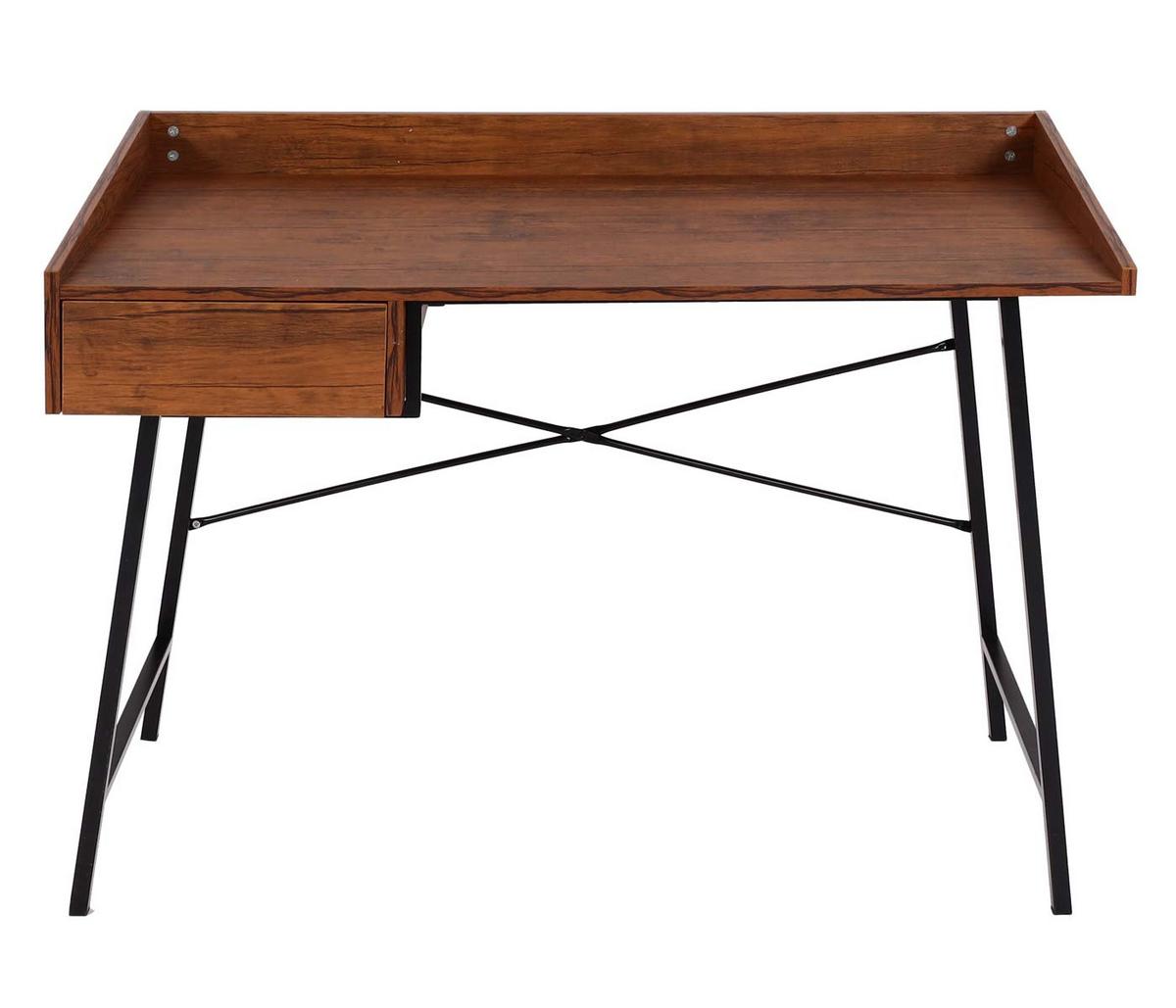SCHREIBTISCH eckig Braun - Braun, Holz (60/114/98cm) - MCW