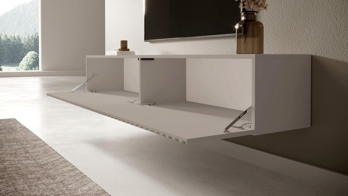 TV-HÄNGEBOARD Telire Greige 138,6 cm - Taupe, Holzwerkstoff (138.6/30/31.6cm) - Selsey