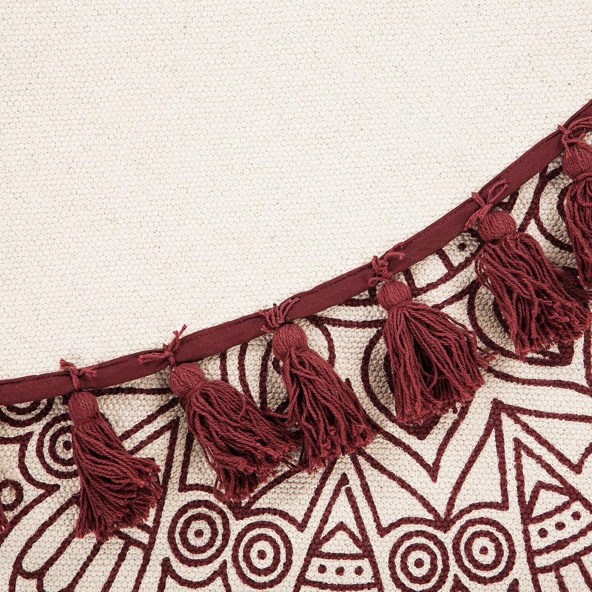 VINTAGE-TEPPICH Ayakli 120/120 cm - Rot, Textil (120/120cm) - Beliani