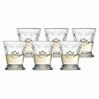 WASSERGLÄSER Versailles transparent 250 ml 6er Set - Transparent, Glas (0.25L) - La Rochère