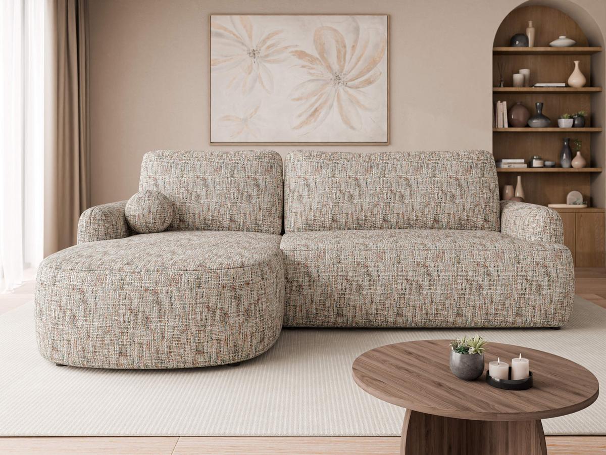 ECKSOFA Loridu Premium, Seite: Links - Multicolor/Schwarz, Holz/Kunststoff (250/174cm) - MIRJAN24