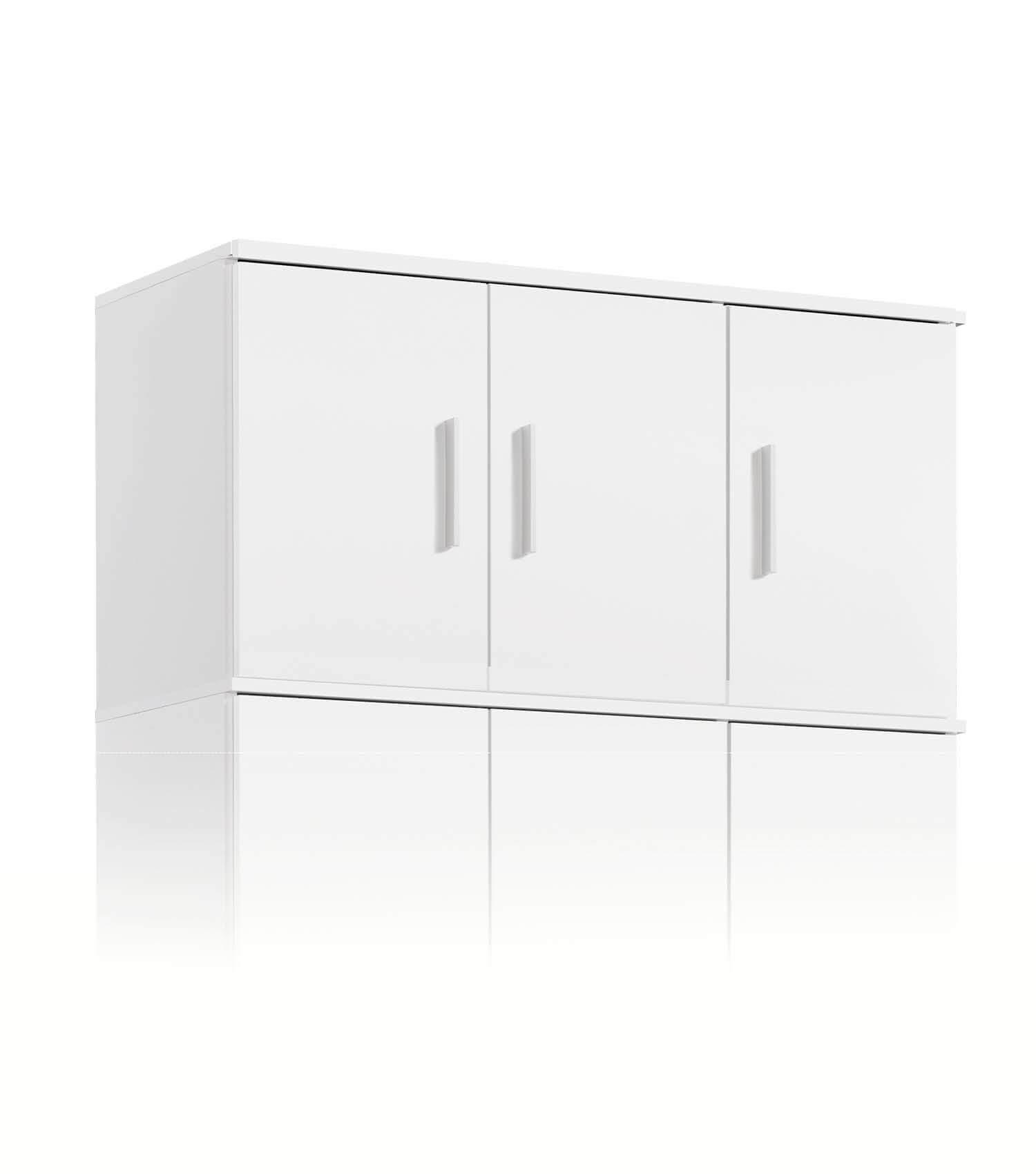 MEHRZWECKSCHRANK AUFSATZ Der Turm - Weiß, Holzwerkstoff (89/50/34.5cm) - Mokebo