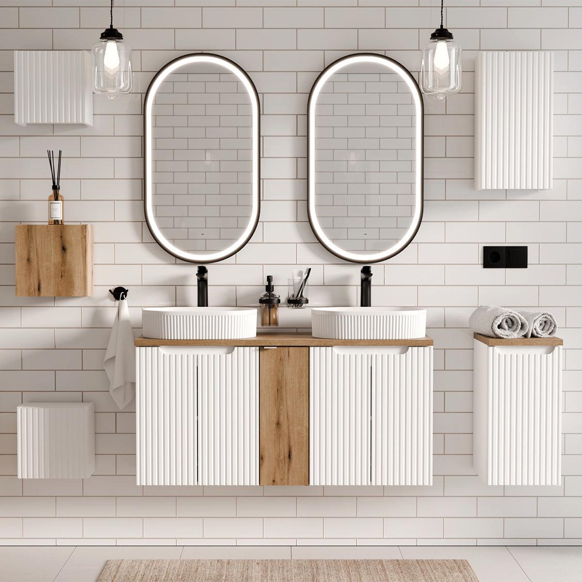 HÄNGESCHRANK 1 Tür Holz - Braun, Holzwerkstoff (30/30/19cm) - Petits-meubles