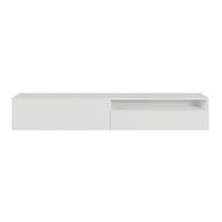 TV-HÄNGEBOARD Veldio Weiß mit offenem Fach 175 cm - Weiß, Holzwerkstoff (175/28.5/31.6cm) - Selsey