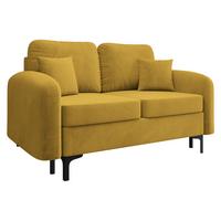 SCHLAFSOFA Venice Small - Schwarz/Braun, Holz/Textil (157/96/94cm) - MIRJAN24
