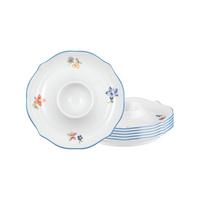 EIERBECHER Sonate Nostalgie weiß ø 12,5 cm 6er Set - Weiß, Keramik (12.5/2.5/12.5cm) - Seltmann Weiden