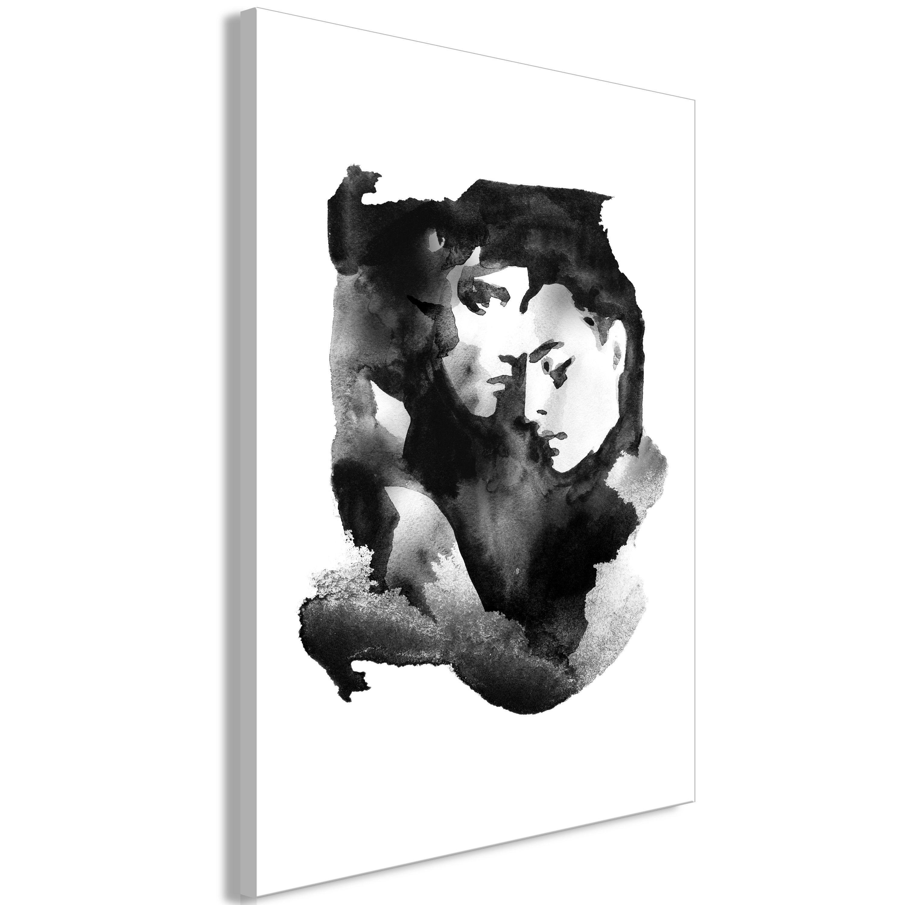 KUNSTDRUCK Schwarz-Weiß 40/60 cm - Schwarz, Textil (40/60cm) - KUNSTLOFT