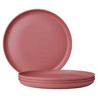 ESSTELLER Silueta Vivid Mauve ø 26 cm 4er Set - Rot/Rosa, Kunststoff (26cm) - Mepal