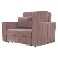 SCHLAFSOFA Viva Glam I - Rosa/Naturfarben, Holz/Kunststoff (115/85/98cm) - MIRJAN24