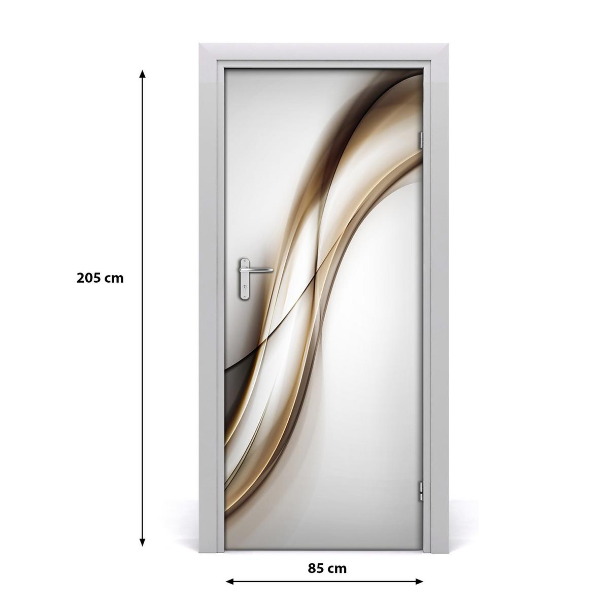 TÜRAUFKLEBER 85x205 cm Dekorativ für Türen - Cappuccino, Kunststoff (85/205/0.01cm) - TULUP