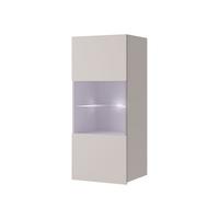 HÄNGEVITRINE Calabrini 05 mit blauer LED Beleuchtung - Kaschmir, Holzwerkstoff (45/117/32cm) - MIRJAN24