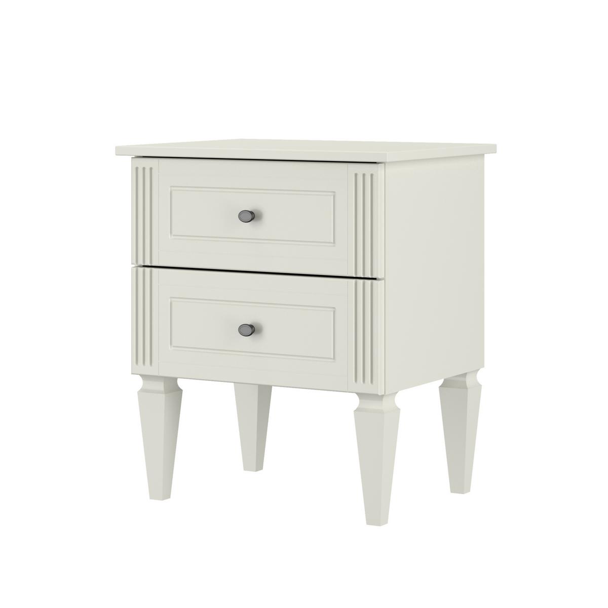 NACHTTISCH Ines - Weiß, Holzwerkstoff (51/59/40cm) - RAUMHIRSCH FURNITURE