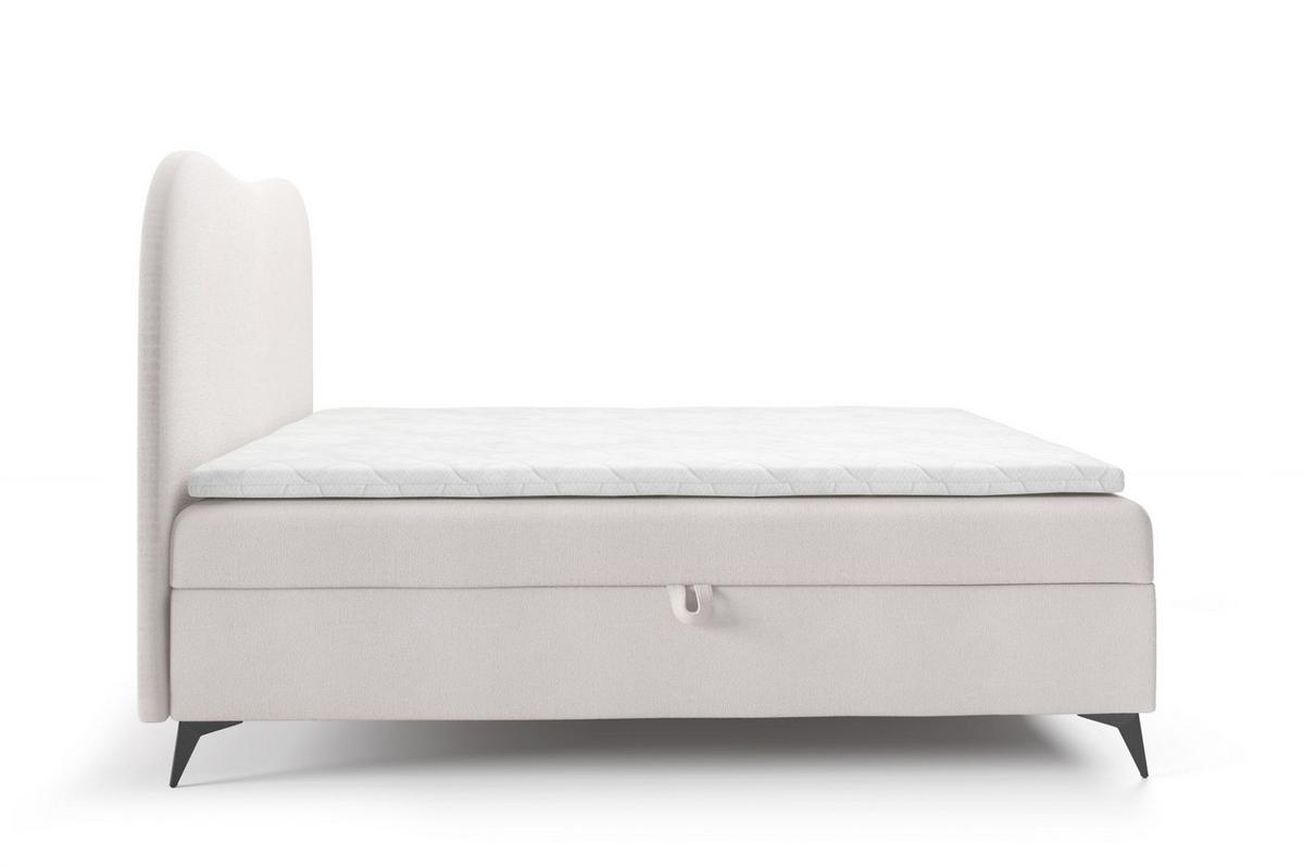 BOXBETT Blair - Grau, Holzwerkstoff/Textil (160/200cm) - Fun Möbel