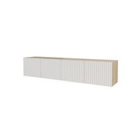 LOWBOARD KITO-W 2x100x40x40 cm - Artisan / Weiß - Eiche Artisan/Weiß, Holzwerkstoff (200/40/40cm) - ALTDECOR