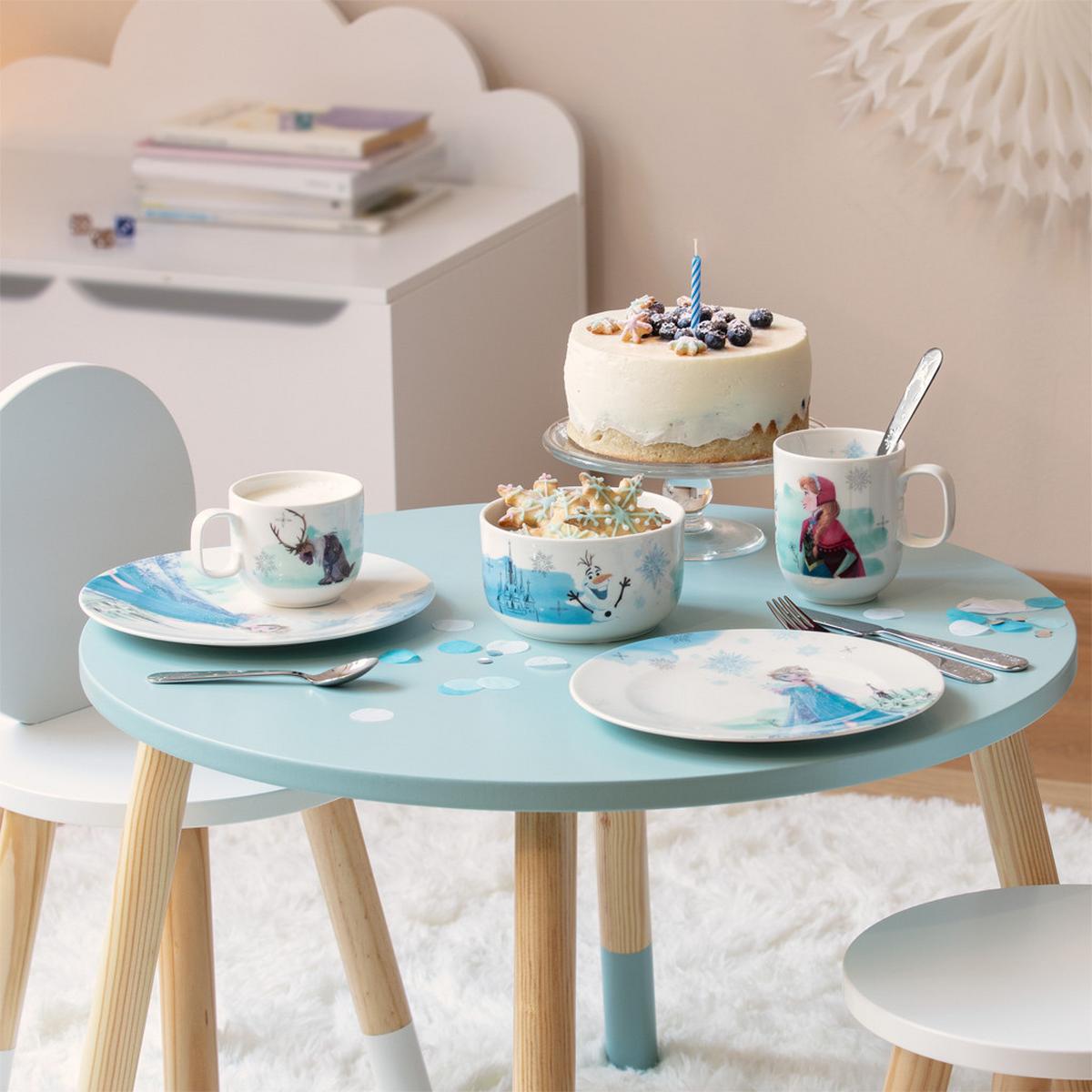 KINDERGESCHIRR-SET Disney Frozen bunt 3-tlg. - Multicolor, Keramik (2/2/2cm) - Villeroy & Boch