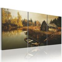 KUNSTDRUCK Bunt 60/30 cm - Multicolor, Textil (60/30cm) - KUNSTLOFT