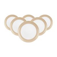 BROTTELLER Liberty Pure Colors Dusty Beige ø 17,5 cm 6er Set - Beige, Keramik (17.7cm) - Seltmann Weiden